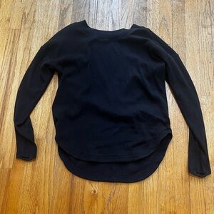 Athleta Black Long Sleeve long sleeve athletic top